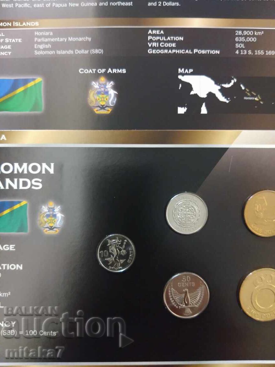 Аукцион Сет монети, Соломонови острови Аукцион Сет монети, Соломонови острови