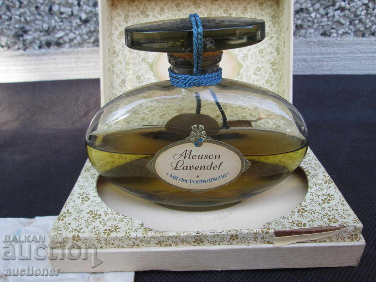 MOUSON LEVENDER PERFUME 1920s UNOPENED WITH BOX - 6 MOUSON LEVENDER PERFUME 1920s UNOPENED WITH BOX - 6
