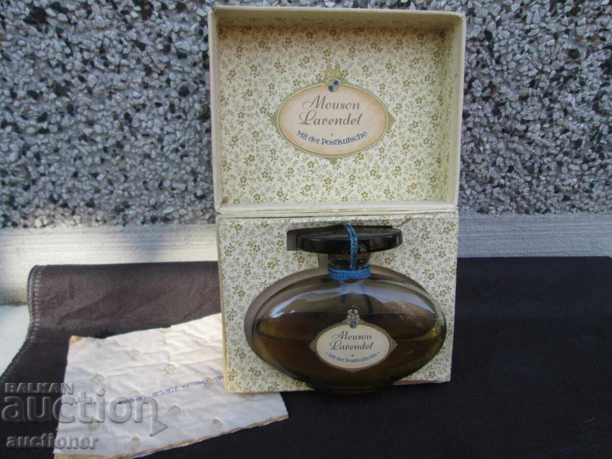 MOUSON LEVENDER PERFUME 1920s UNOPENED WITH BOX - 7 MOUSON LEVENDER PERFUME 1920s UNOPENED WITH BOX - 7
