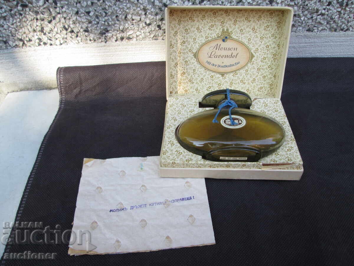 MOUSON LEVENDER PERFUME 1920s UNOPENED WITH BOX MOUSON LEVENDER PERFUME 1920s UNOPENED WITH BOX