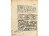 1719 - MALLET ENGRAVING - RUINS OF PERSEPOLIS - original