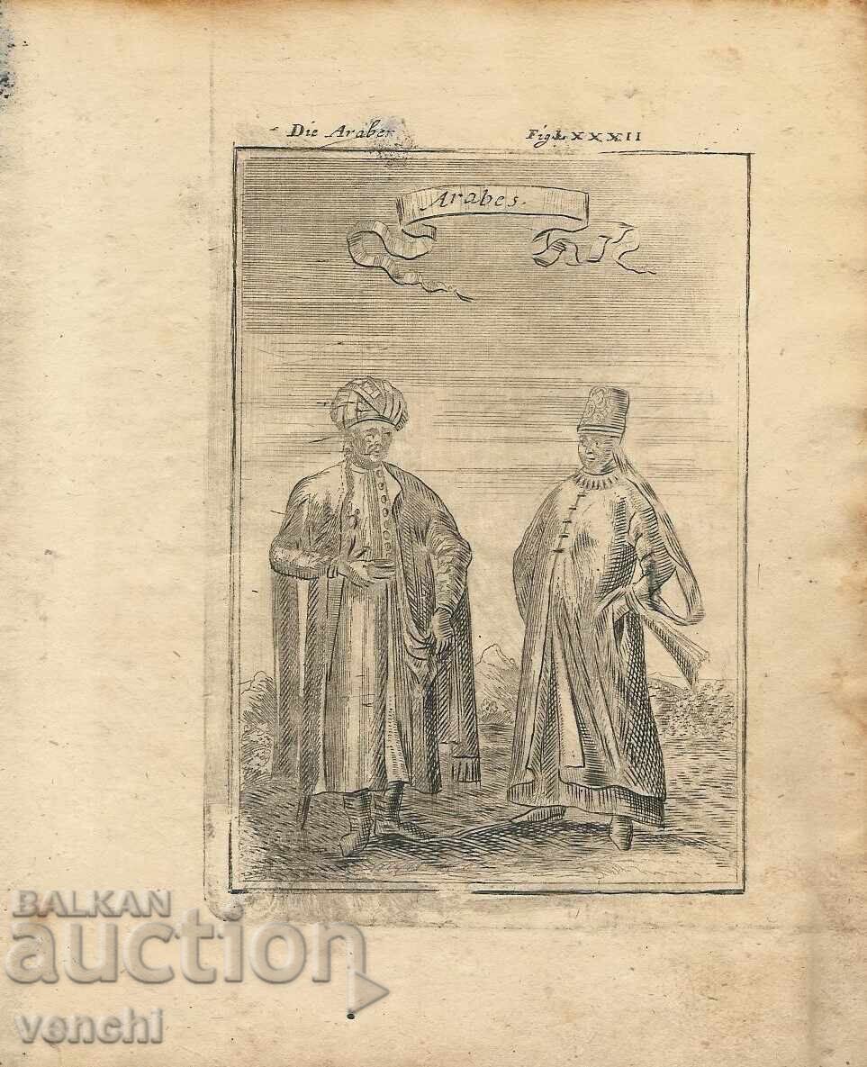 1719 - ΧΑΡΑΚΤΙΚΟ MALLET - ΑΡΑΒΕΣ - πρωτότυπο