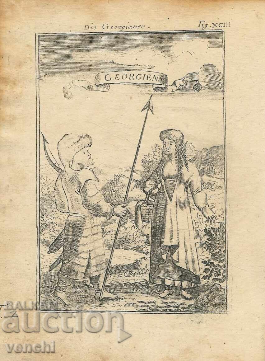 1719 - ΧΑΡΑΚΤΙΚΟ MALLET - ΓΕΩΡΓΙΑΝΟΙ - πρωτότυπο