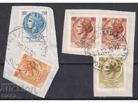 Σφραγισμένες γραμματόσημες Αρχαία βασίλισσα (βασίλισσα) 1968 από Ιταλία