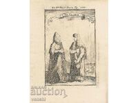 1719 - ΧΑΡΑΚΤΙΚΟ MALLET - ΣΥΡΙΑ, ΓΥΝΑΙΚΕΣ - πρωτότυπο