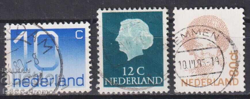 3 Клеймовани марки Персони 1954 1976 1991 от Нидерландия