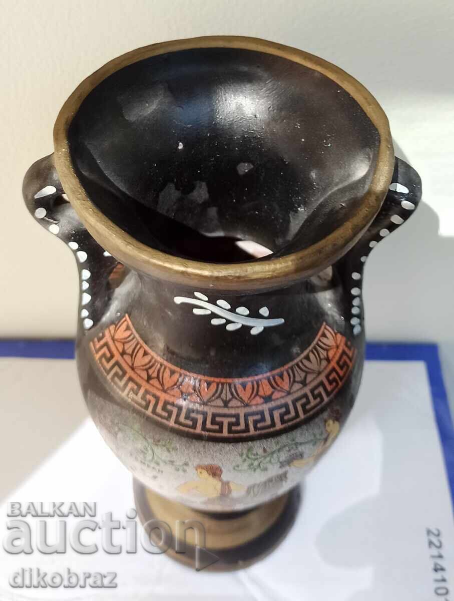 Δημοπρασία Κεραμικό βάζο με ελληνικά μοτίβα - από 1 €cent Δημοπρασία Κεραμικό βάζο με ελληνικά μοτίβα - από 1 €cent