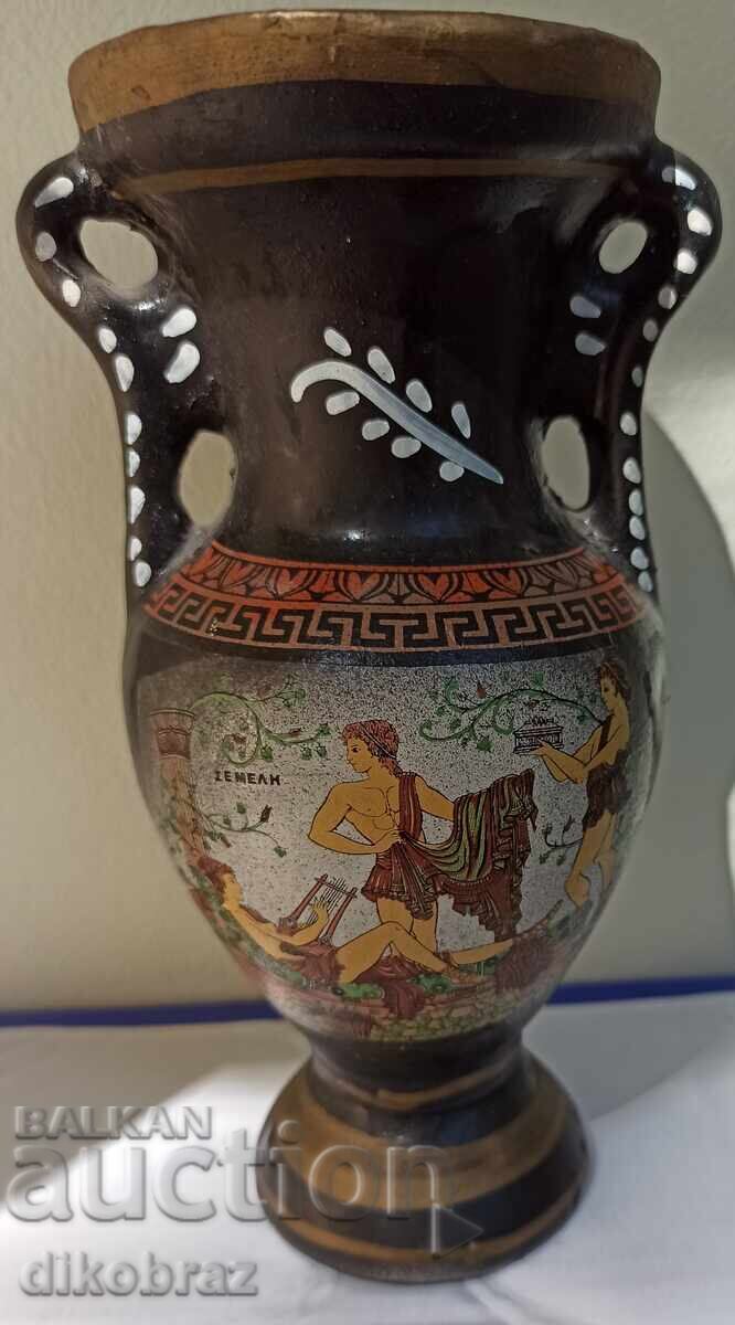 Παράδοση Κεραμικό βάζο με ελληνικά μοτίβα - από 1 €cent Παράδοση Κεραμικό βάζο με ελληνικά μοτίβα - από 1 €cent