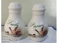 Set de porțelan pentru sare și piper / din Finlanda