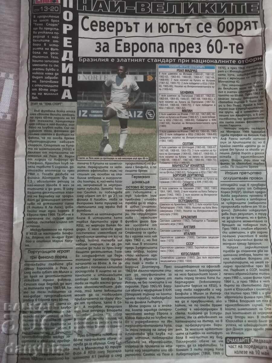 Футбол - Ретро снимки на отбори от в .Тема спорт с цена 5.00 лв. | € 2.56