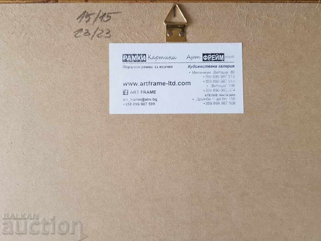 Όμορφη ζωγραφιά με λουλούδια ζωγραφισμένα στο χέρι κεραμικά και σμάλτο - 6