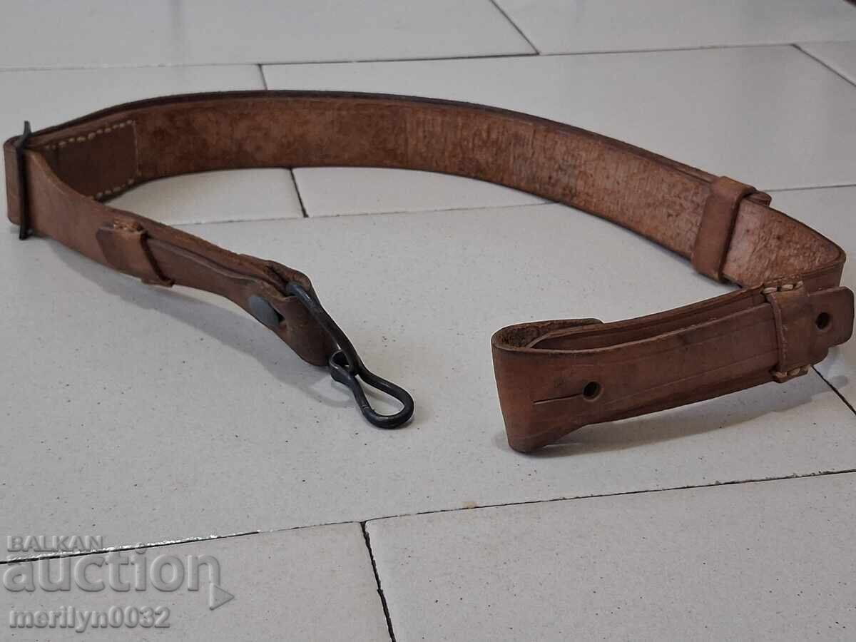 Old army belt for rifle, automatic rifle, machine pistol