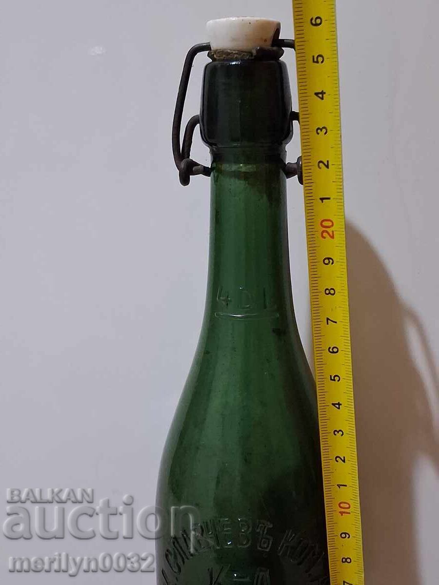 Delivery of Old beer bottle, beer bottle with a cork, 0.4 ml, 30s