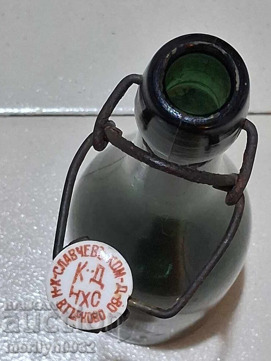 Old beer bottle, beer bottle with a cork, 0.4 ml, 30s - 6