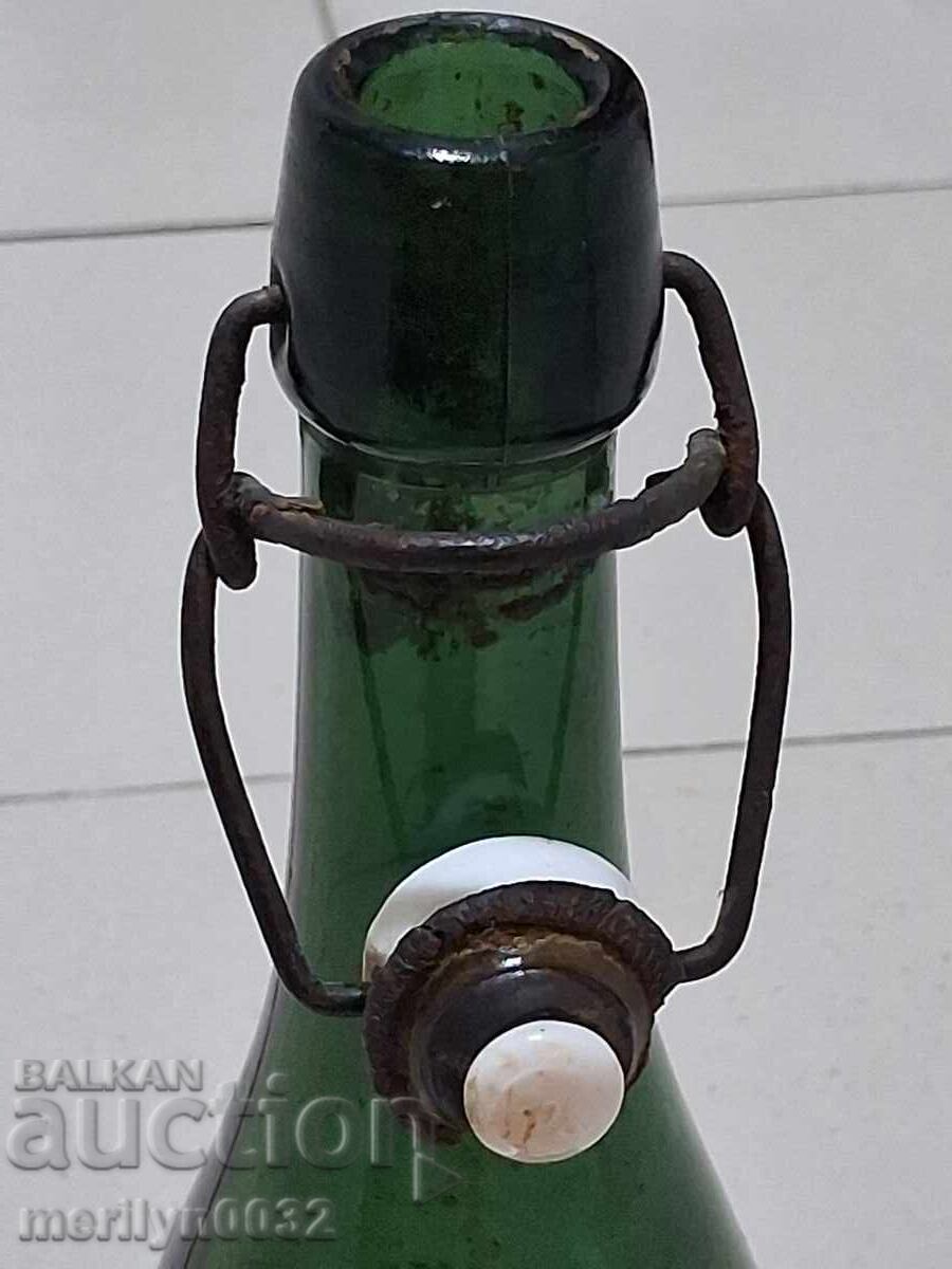 Old beer bottle, beer bottle with a cork, 0.4 ml, 30s - 7