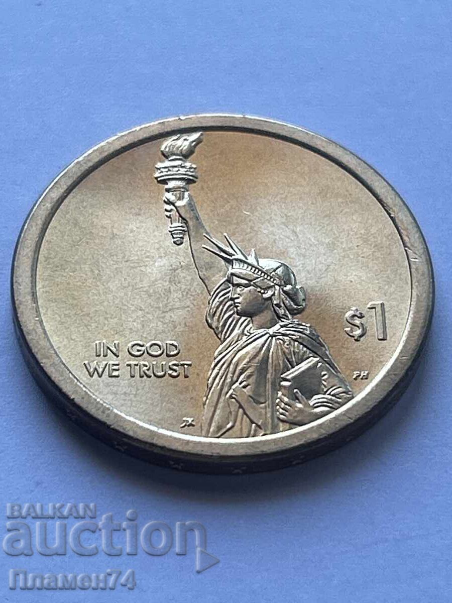 1 δολάριο 2018 ΗΠΑ Πρώτο Δίπλωμα Ευρεσιτεχνίας