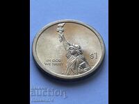 1 dolar 2018 SUA Primul patent