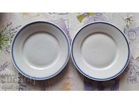 ✅ BULGARIAN PORCELAIN PLATES - 1962, 2 pieces❗