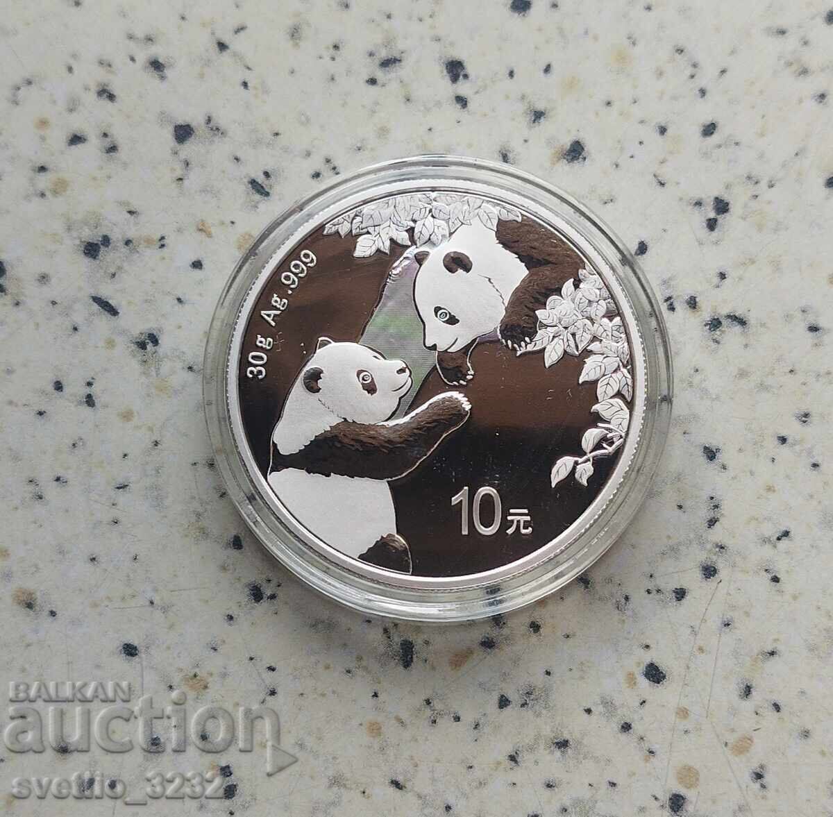 Сребро 30 гр 2023 Панда
