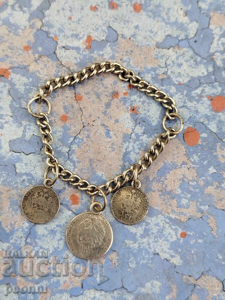 Necklace with coins Necklace with coins