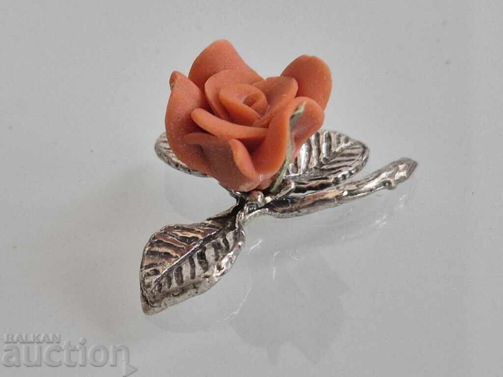 Auction  Beautiful Silver Rose, Handmade, Original Design 1