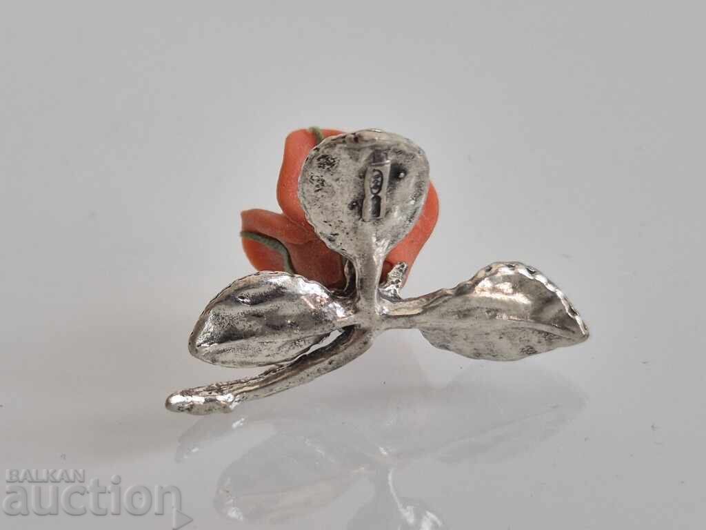 Beautiful Silver Rose, Handmade, Original Design 1 - 5