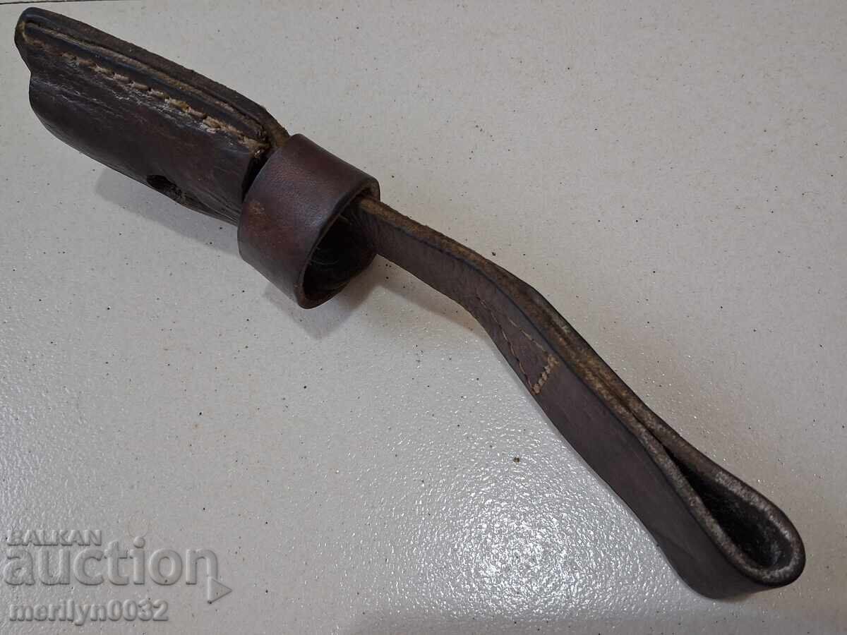 Кожен лопус за щик нож байонет - 6