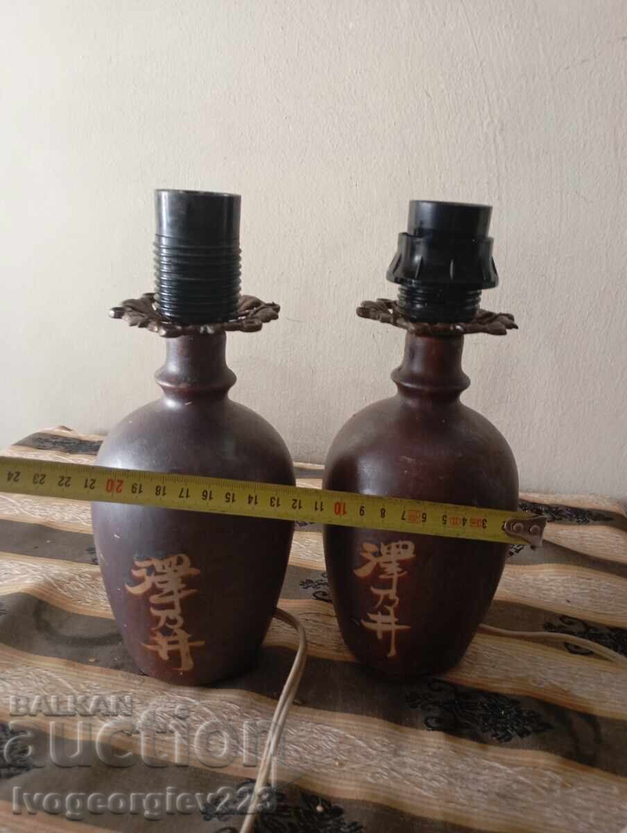 Auction  Set of table lamps