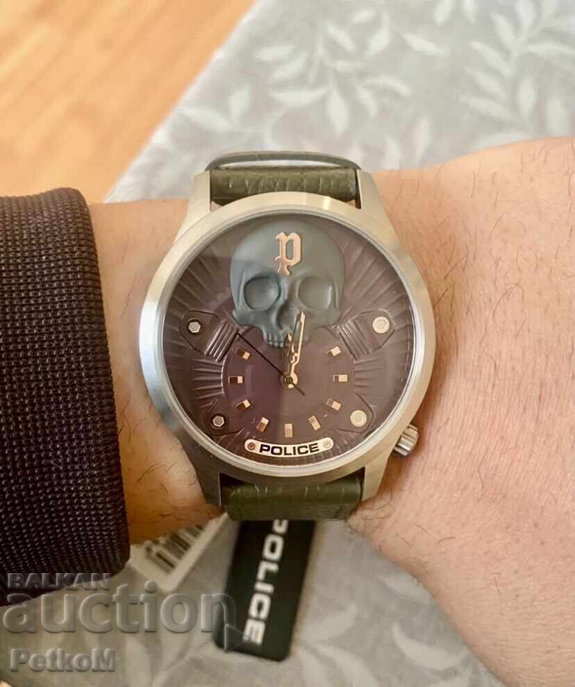 Δημοπρασία Γνήσιο ρολόι POLICE Skull | Καινούργιο με κουτί | Δημοπρασία Γνήσιο ρολόι POLICE Skull | Καινούργιο με κουτί |
