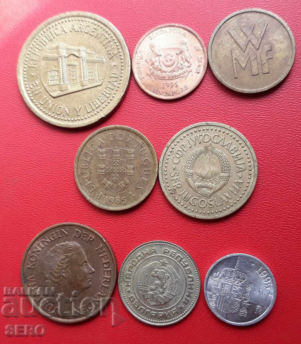 Смесен лот от 8 монети с цена 1.00 лв. | € 0.51 Смесен лот от 8 монети с цена 1.00 лв. | € 0.51