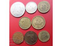 Mixed lot of 8 coins