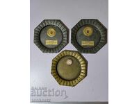 3 бр. Метални чинии  Ямбол