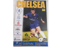 Πρόγραμμα αγώνα ποδοσφαίρου - Τσέλσι - Λέφσκι 2001
