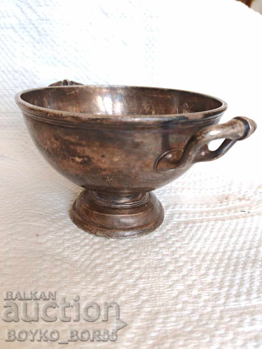 Cupă veche germană Centenară ART KRUPP BERNDORF cu preț 89.00 BGN | € 45.50 Cupă veche germană Centenară ART KRUPP BERNDORF cu preț 89.00 BGN | € 45.50