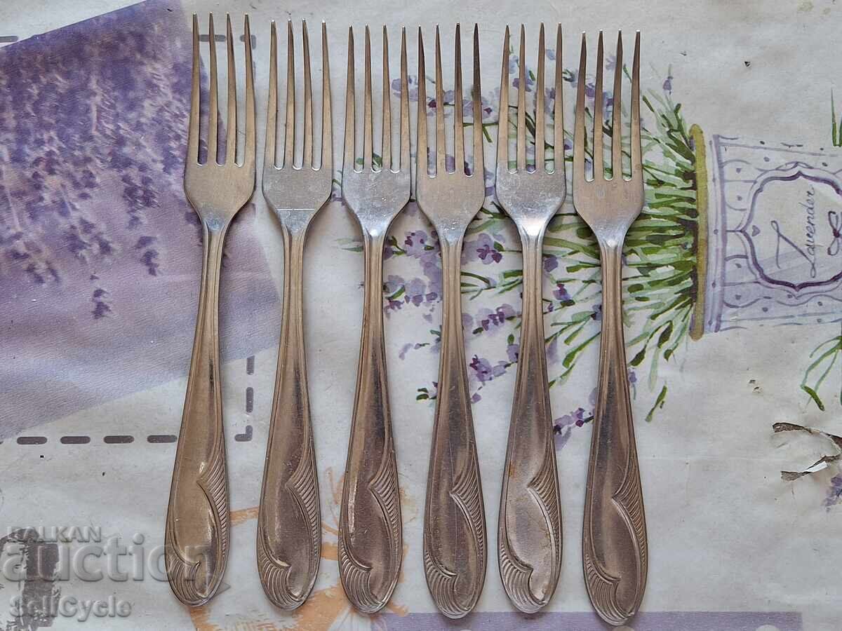 ✅ QUALITY RUSSIAN FORKS 5 PCS. - STAINLESS STEEL ❗