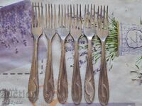 ✅ QUALITY RUSSIAN FORKS 5 PCS. - STAINLESS STEEL ❗