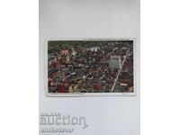 Стара пощенска картичка на бизнес района на Денвър, 1940г.