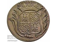 Olanda 1 Duit 1770 Groningen - LITERE MICI - tip rar