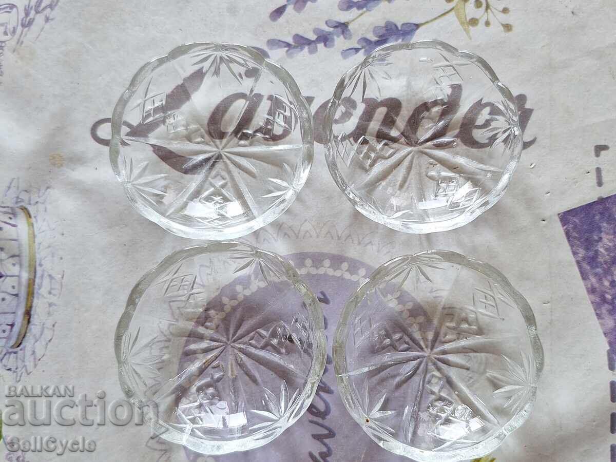 ✅ SMALL GLASS PLATES - FOR SWEET/SAUCE❗