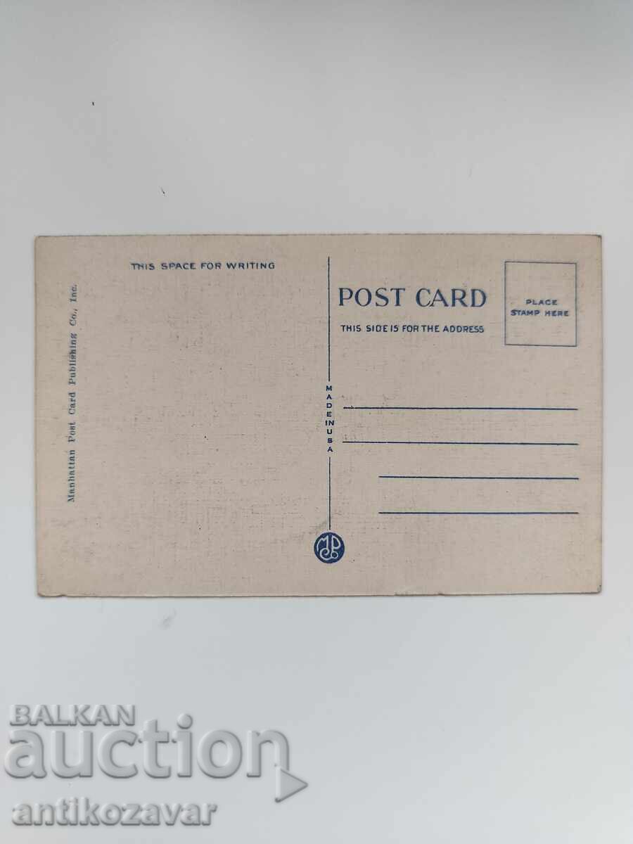 Παλιά καρτ ποστάλ του Rockefeller Center και RCMH, Νέα Υόρκη, 1940 με τιμή 10.00 BGN | € 5.11