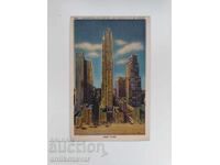 Παλιά καρτ ποστάλ του Rockefeller Center και RCMH, Νέα Υόρκη, 1940