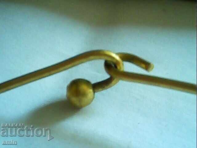 старо красиво позлатано колие сес корал - 7 старо красиво позлатано колие сес корал - 7