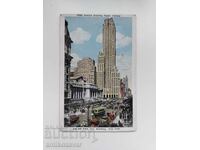Carte poștală veche, Biblioteca Publică și 500 Fifth Avenue, 1935