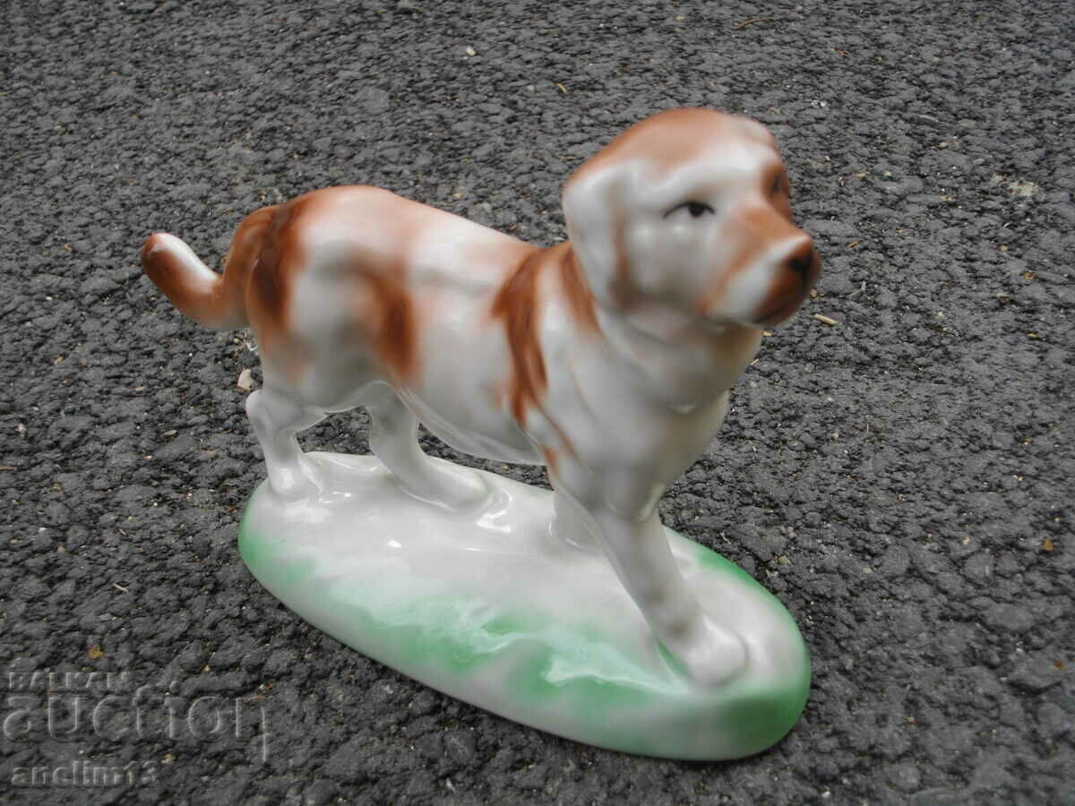 OLD PORCELAIN DOG IZIDA KARAKACHAN SHEPHERD with price 55.00 BGN | € 28.12 OLD PORCELAIN DOG IZIDA KARAKACHAN SHEPHERD with price 55.00 BGN | € 28.12