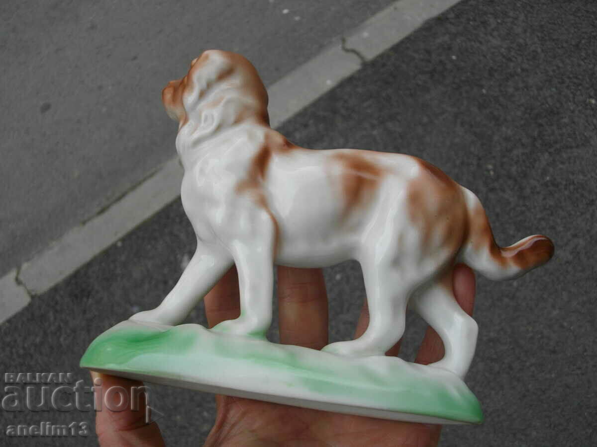 OLD PORCELAIN DOG IZIDA KARAKACHAN SHEPHERD - 5 OLD PORCELAIN DOG IZIDA KARAKACHAN SHEPHERD - 5