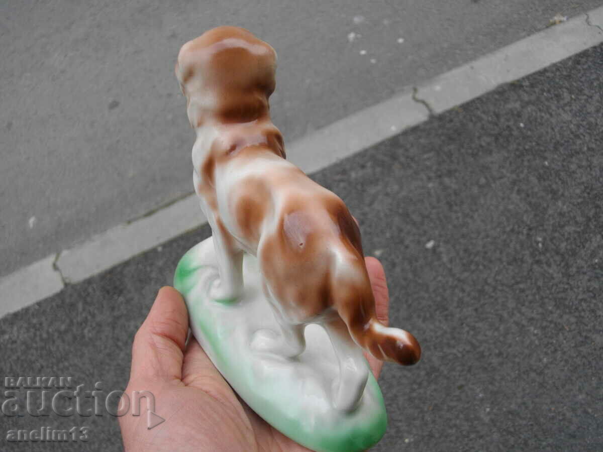OLD PORCELAIN DOG IZIDA KARAKACHAN SHEPHERD - 6 OLD PORCELAIN DOG IZIDA KARAKACHAN SHEPHERD - 6
