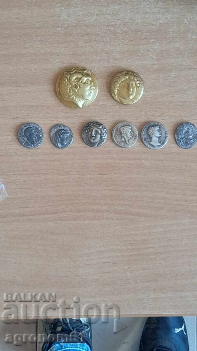 Δημοπρασία Ρωμαϊκά νομίσματα κομμένα από τον Βρούτο για φόνο ρεπλίκες