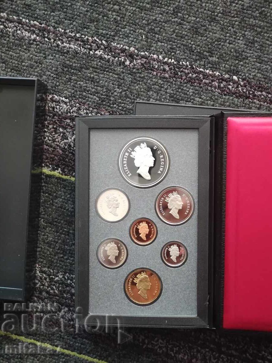 Set monede 1992, Canada - 6 Set monede 1992, Canada - 6