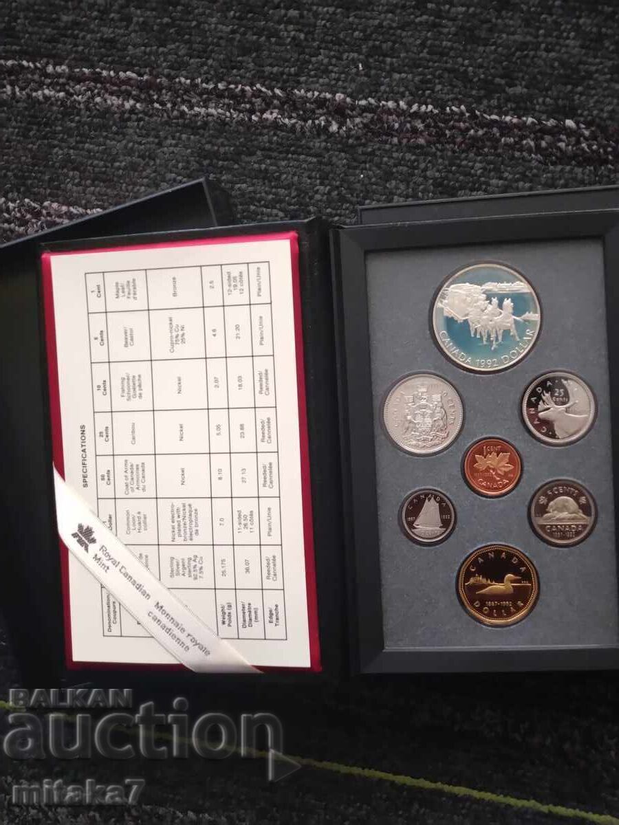 Set monede 1992, Canada Set monede 1992, Canada