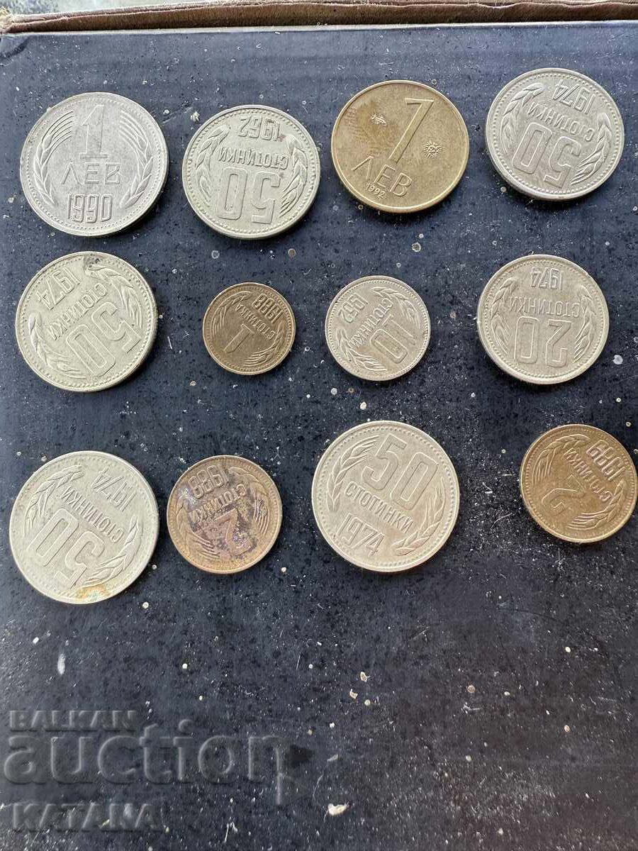 Лот български монети